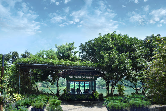Veliyath Gardens is located on the river banks of Periyar near Perumbavoor.